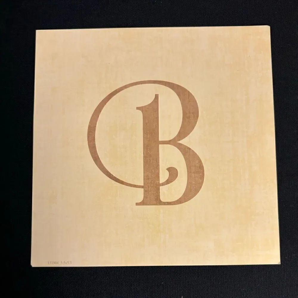 5.5” NEW! “B” Square Monogram Letter Print Ready to be Framed Print Only